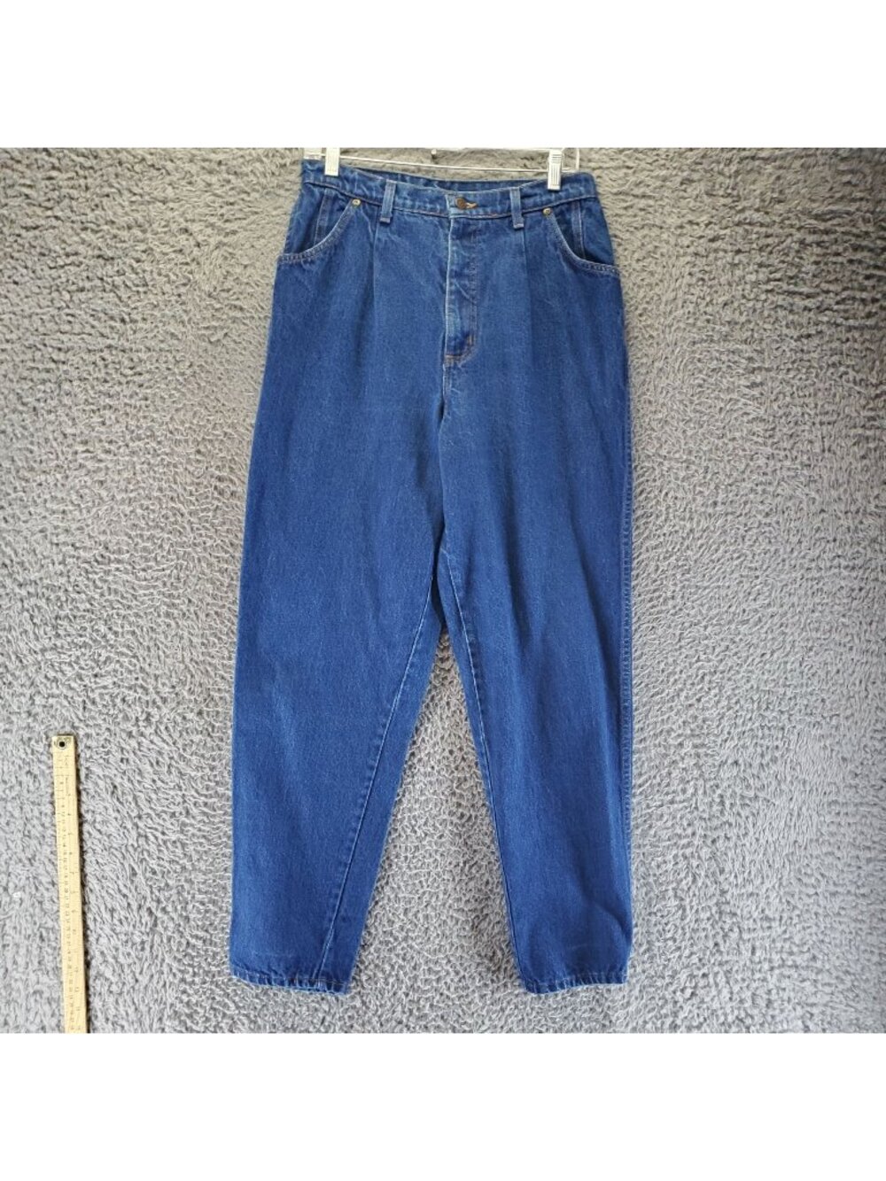 Hunt Club Jeans Womens 12 Blue Straight-Leg High-Rise Vintage Denim *Read*